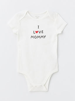 Bisiklet Yaka Bask?l? Erkek Bebek ??t??tl? Body 2li - Waikiki фото 2