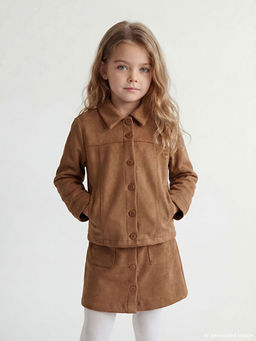 S?et G?r?n?ml? K?z ?ocuk Ceket