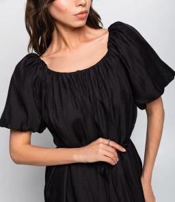 Платье #КТ6185, чёрный