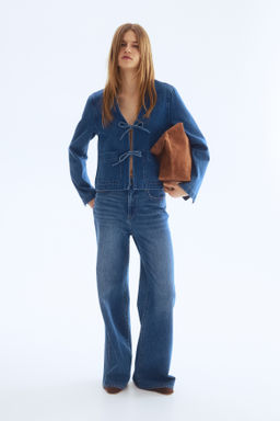 Chaqueta denim con lazadas - H&m фото 2