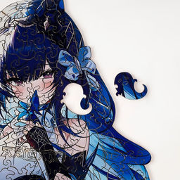 Пазлы фигурные Аниме девушка, 155 деталей - Puzzle фото 3