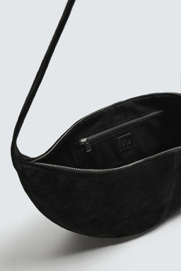 BOLSO HOMBRO PIEL / Negro - Zara фото 6