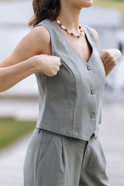 ЖИЛЕТ ЖЕНСКИЙ арт. 5309W-37001.1F-212 - Almando melado фото 5