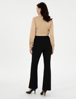 Siyah Flare Fit Kuma_ Pantolon - Pierre cardin фото 4