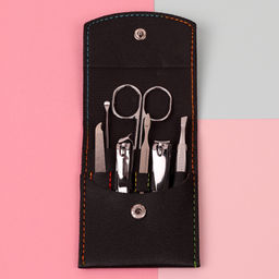 Маникюрный набор 7 предметов / YD-09 /уп 60/240/ (Коричневый)