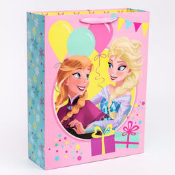 Пакет подарочный, 31×40×11 см, упаковка, Холодное сердце