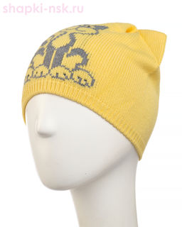 S 366 Шапка по голове с ушками (56-58)