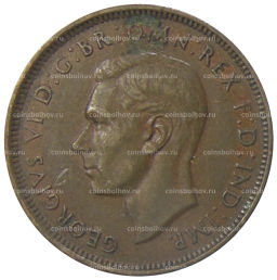 1/2 пенни 1938 года Австралия