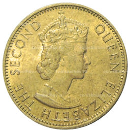 Монета 1/2 пенни 1963 года Ямайка