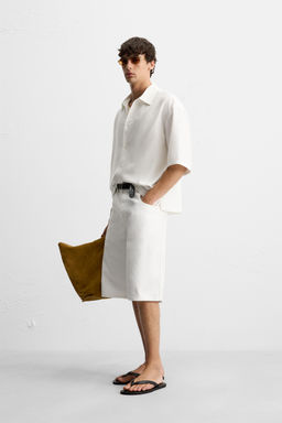 RELAXED FIT FLOWING SHIRT - Zara фото 4