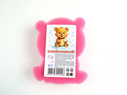 Avikomp ЭДИТ губка д/тела Медвежонок 13х11,5х4см (1шт) красная