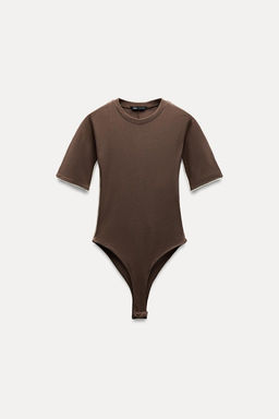 BODYSUIT WITH TRIM DETAIL - Zara фото 5