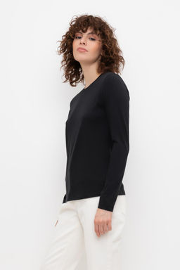 ЕВТ 3263/черный джемпер жен - Very neat фото 3