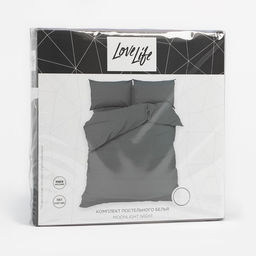 Постельное бельё LoveLife 1,5 сп Moonlight night 150х215 см, 150х225 см, 50х703 см-2шт, микрофибра 85гр фото 12