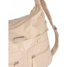 Сумка женская искусственная кожа Guecca-224 (рюкзак-change), 2отд, св, бежевый SALE 264063 - Adelia фото 4