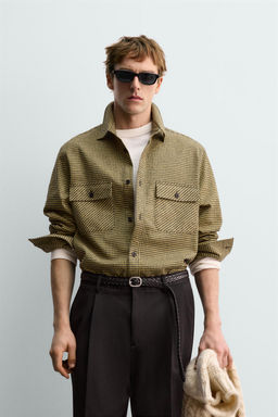 CHECK FLANNEL SHIRT AARON LEVINE X ZARA фото 2