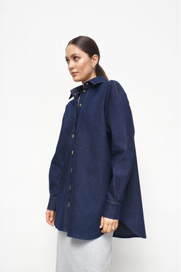 Рубашка DENIM Dark Blue - Erist store фото 4