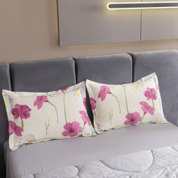 Комплект постельного белья Сатин с Одеялом 100% хлопок на резинке OBR155 Евро/50-70 2 шт - Ситрейд фото 5