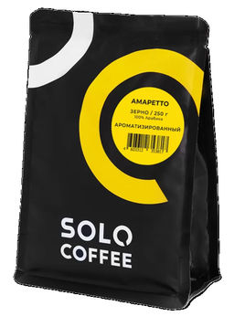 Кофе в зернах Solo Coffee Амаретто (100% арабика), свежеобжаренный  фото 7