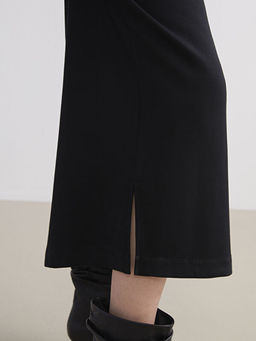 Bisiklet Yaka Sweat Elbise