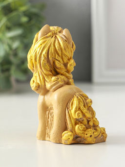 Фигура "Лошадь стоящая" 10х8х4 см, бежевый