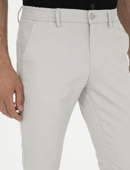 Брюки из плотной ткани узкого кроя Stone - Cacharel фото 5