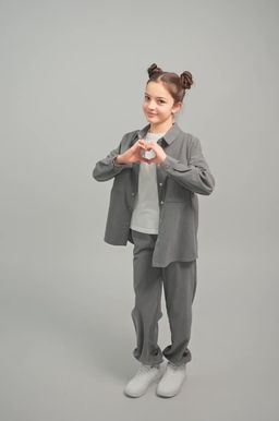 Вельветовый костюм для девочки Happyfox