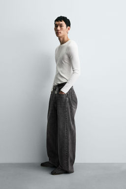 JEANS BAGGY FIT / Gris