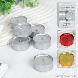 Свеча 12 штук набор / M-1208 /уп 24/96/глиттер