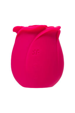 Вакуум-волновой стимулятор клитора Satisfyer Pro 2 Classic Blossom, силикон, бордовый, 6,6 см  фото 2