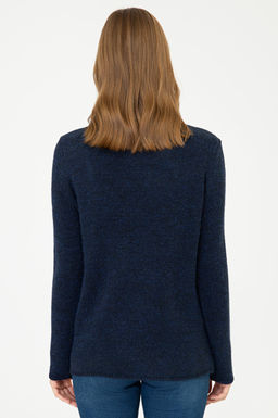 Kad_n Lacivert Kazak