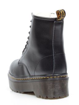 04-MB6022-1 BLACK Ботинки зимние женские (натуральная кожа, натуральный мех) - Фабричный китай фото 7