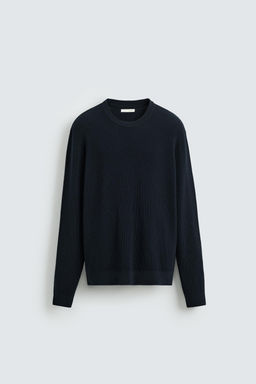 REGULAR FIT TEXTURED SWEATER - Zara фото 7