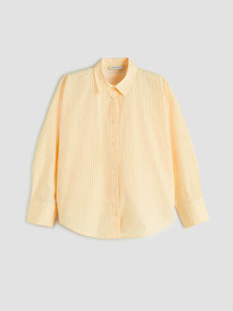 ?izgili Oversize Poplin Kad?n G?mlek