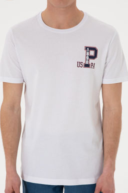 Erkek Bisiklet Yaka Beyaz Ti__rt Sepette S_rpriz _ndirim - U.s. polo assn фото 6