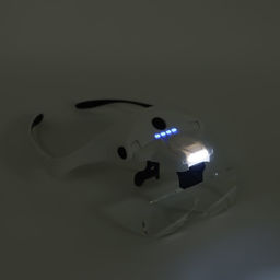 Лупа налобная (очки), 5 линз в комплекте, подсветка, индикатор заряда - Simaland фото 6