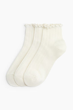 Pack de 3 calcetines tobilleros en punto de canal? - H&m фото 2