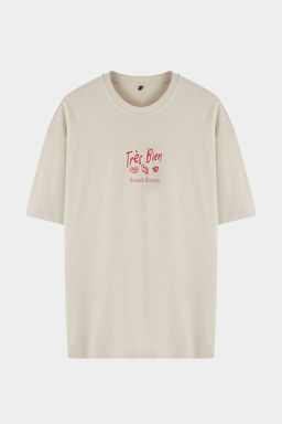 TRENDYOL MAN Tas Unisex Oversize/Genis Kesim Istakoz Bask?l? T-Shirt TMNSS25TS00051 - Trendyolmilla фото 7