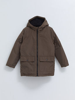 Kap??onlu Basic Erkek ?ocuk Mont