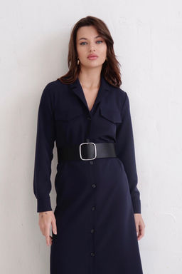 Платье-рубашка с английским воротником - Martichelli фото 305