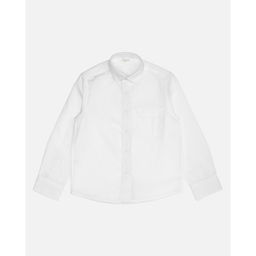 Рубашка школьная БЕЛАЯ, прямой крой, длинный рукав, тм - Царевич фото 35