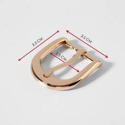 Цена за 5 шт. Пряжка для ремня, 3,5 3,5 см, 25 мм, цвет золотой