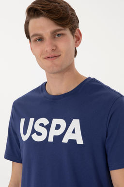 Erkek Regular Fit Bisiklet Yaka A__k Lacivert Basic Ti__rt Sepette S_rpriz _ndirim - U.s. polo assn фото 2