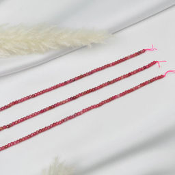 Бусины для украшений из Родонита (130 бусин)