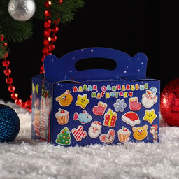 Цена за 10 шт. Подарочная коробка Пир, 15 х 8,4 х 8,3 см - Simaland фото 2