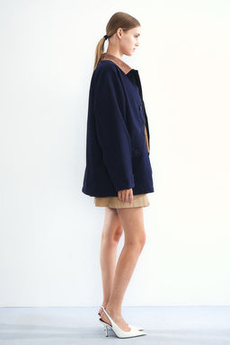 Chaqueta oversize de lona - H&m фото 4