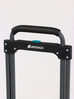 Тележка ручная хозяйственная, двухколёсная, нагрузка до 100 кг, складная, грузовая, Greengo  фото 6