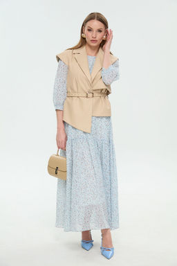 Жилет NIKVA н1019-4 крем-брюле