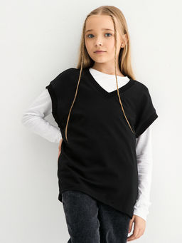 Черный жилет