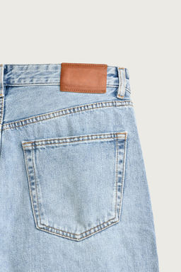 JEANS LOOSE CROPPED FIT / Azul medio - Zara фото 8
